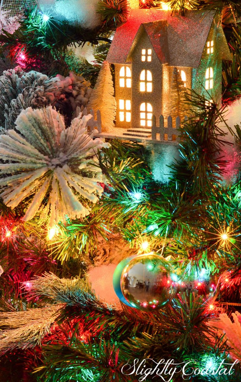 Traditional Christmas Tree With Colored Lights traditional-christmas-tree-with-colored-lights